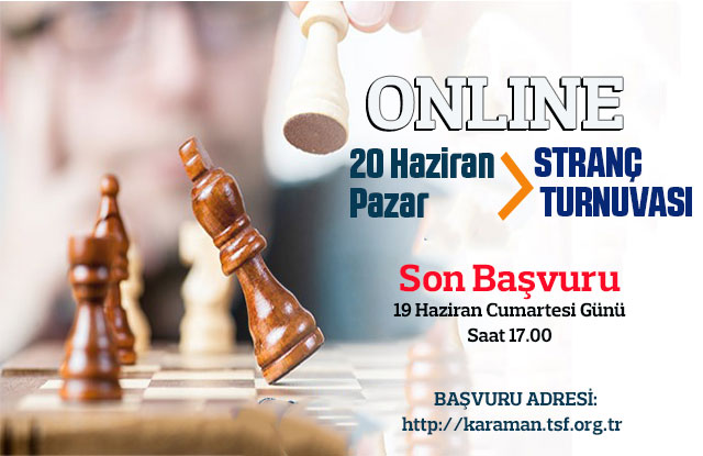Online Satranç Turnuvası Düzenlenecek