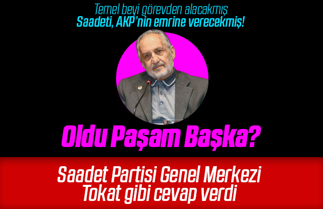 Oğuzhan Asiltürk’ün açıklamasına Saadetten tokat gibi cevap