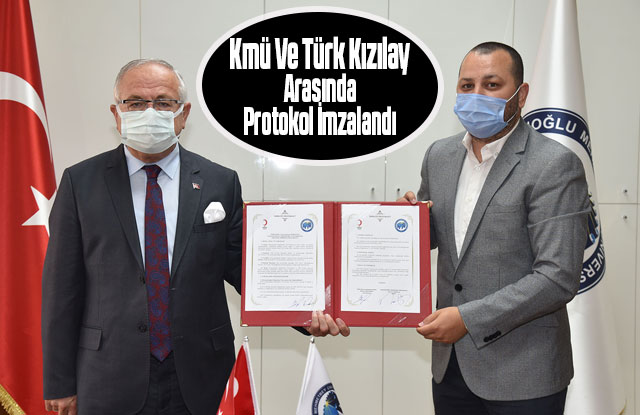 KMÜ Ve Türk Kızılay Karaman Şubesi Arasında Protokol İmzalandı
