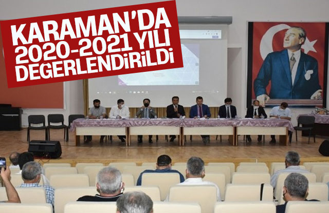 Karaman'da 2020-2021 Eğitim Öğretim Yılı değerlenderildi