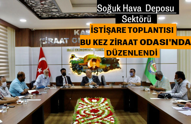 Soğukhava  Deposu  Sektörü  İstişare  Toplantısı  Bu Kez Ziraat  Odası'nda Düzenlendi