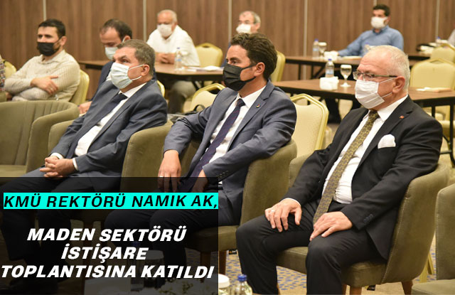 Kmü Rektörü Namık Ak, Maden Sektörü İstişare Toplantısına Katıldı