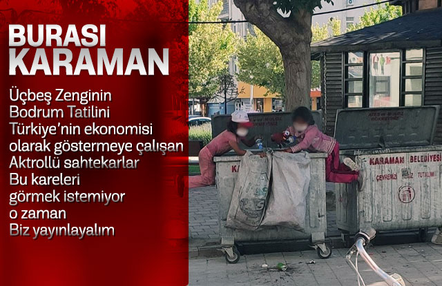 Yoksul Aileler çöpten ekmek toplamaya devam ediyor.