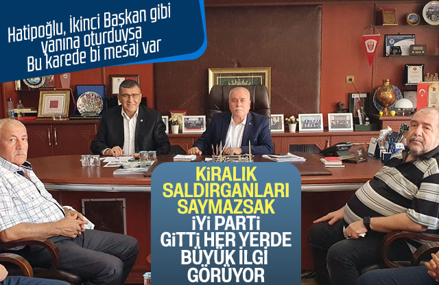 İYi Parti kurum ziyaretlerinde büyük ilgi görüyor.