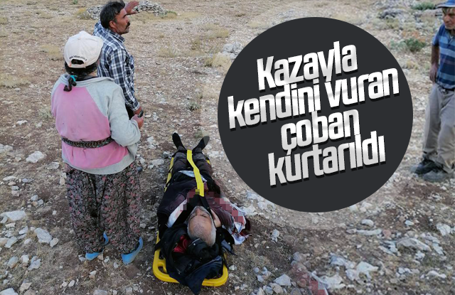 Kendini vuran çiftçi kurtarıldı