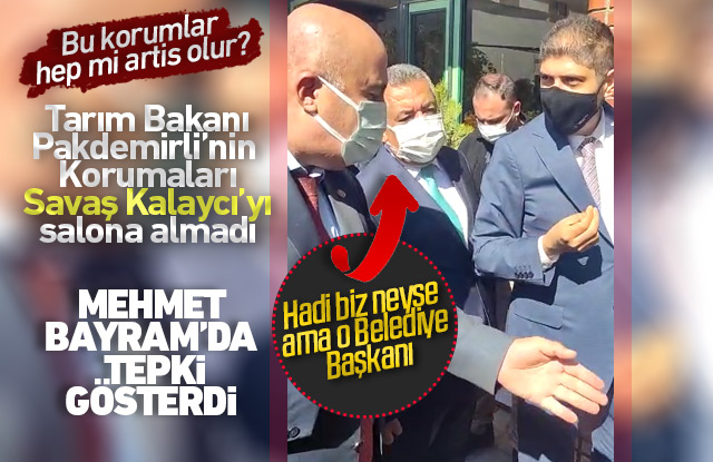 Tarım Bakanının korumalarına tepki