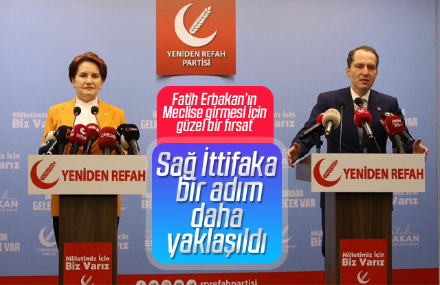 Meral Akşener Fatih Erbakan'ı ziyaret etti.