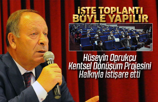 Belediye’den Kentsel Dönüşüm Projesi bilgilendirme toplantısı