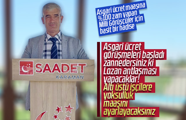 Asgari Ücretliye yoksulluk maaşını bağlayacaklar