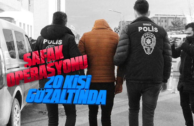 Uyuşturucu operasyonu 20 gözaltı