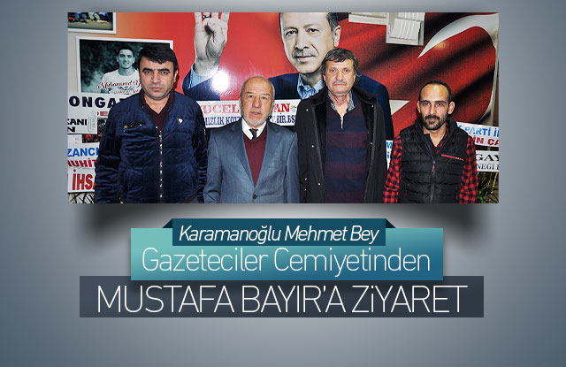 Gazetecilerden Mustafa Bayır’a ziyaret