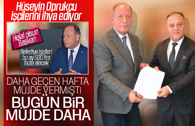 Hüseyin Oprukçu'dan Müjde üzerine Müjde