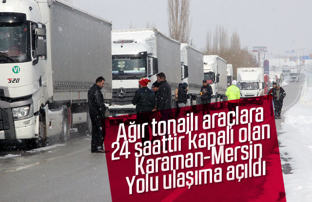 Karaman-Mersin yolu ulaşıma açıldı