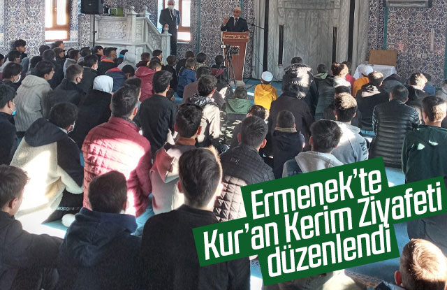 Ermenek ilçesinde “Kur’an Ziyafeti” programı düzenlendi