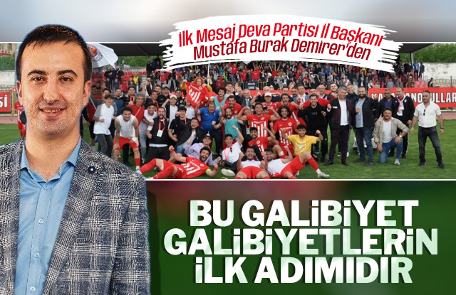 Bu Galibiyet, Galibiyetlerin ilk adımı olacak.