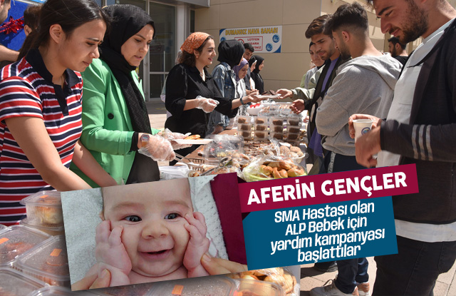 ALP Bebek için yardım kampanyası başlattılar.