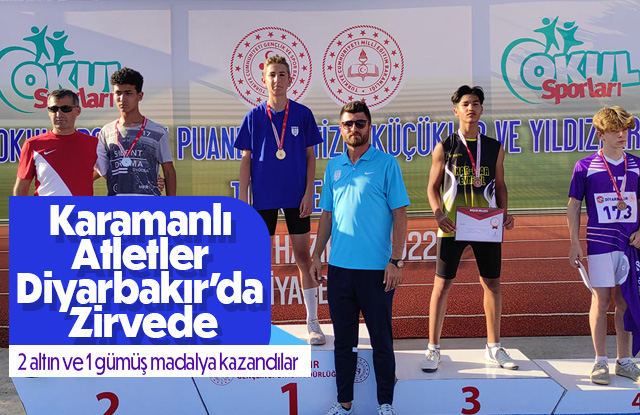 Karamanlı Atletler Diyarbakır’da Zirvede