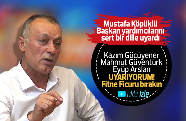 Mustafa Köpüklü Canlı Yayında sert açıklamalar yaptı