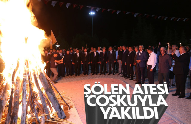 ŞÖLEN ATEŞİ COŞKUYLA YAKILDI