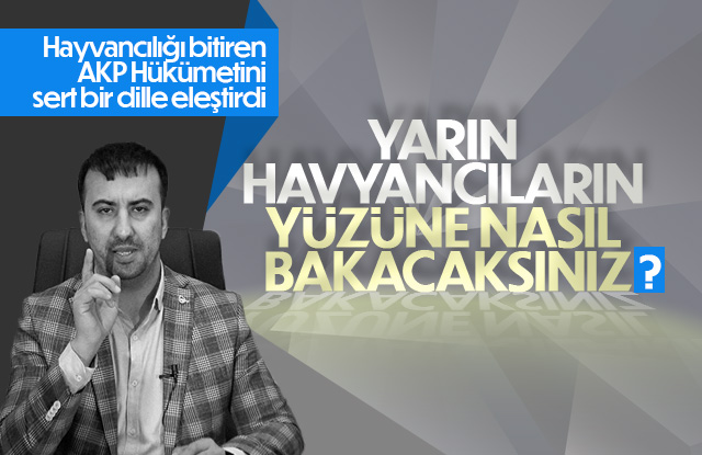 Burak Demirer Hayvancıların sorunlarını gündeme taşıdı.