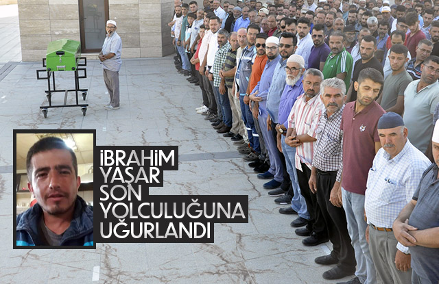 Aracıyla baraj gölüne uçan sürücü son yolculuğuna uğurlandı