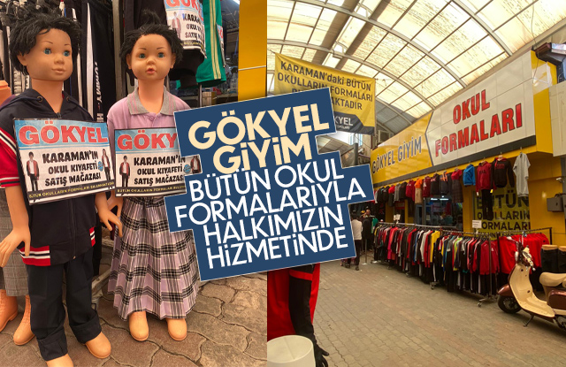 Gökyel Giyim okul formalarıyla halkımızın hizmetinde