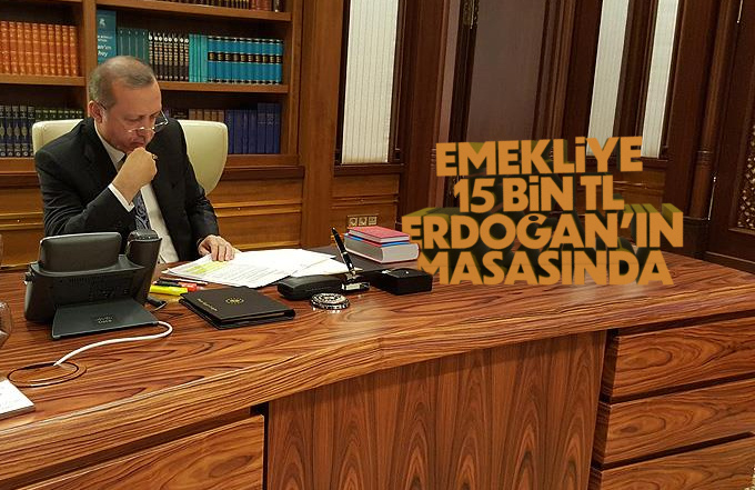 Emekliye dev promosyon Erdoğan'ın önünde!