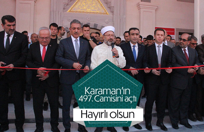 Diyanet İşleri Başkanı Erbaş: “Camilerimiz boş kalmasın”