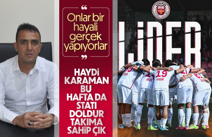Ahmet Kapar; Hep birlikte stadımızı dolduralım