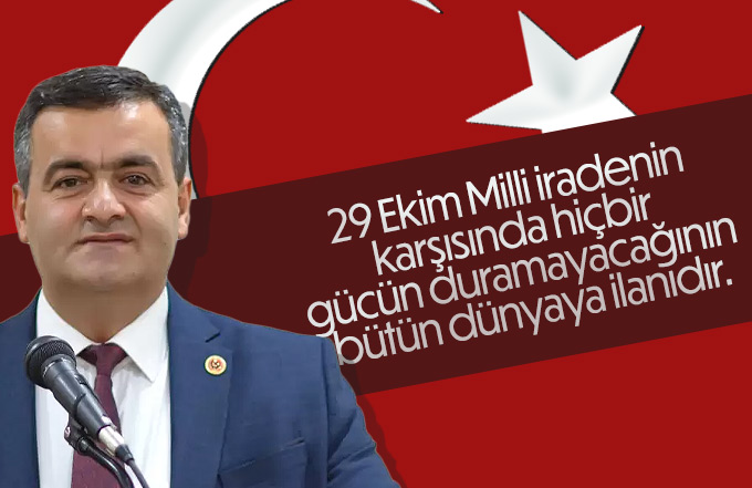 Eyüp Çayır'dan 29 Ekim Mesajı