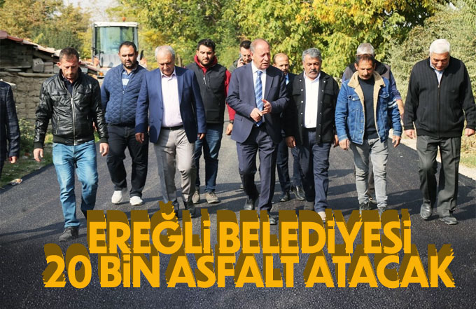 Ereğli Belediyesi’nden Asfalt Atağı