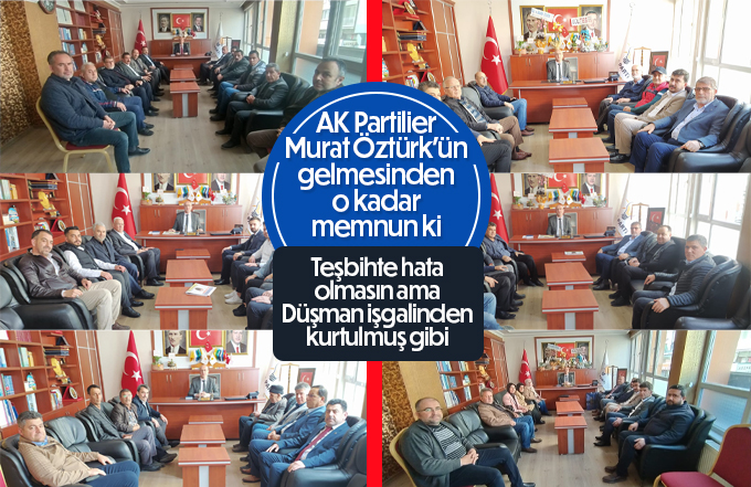Murat Öztürk bütün teşkilat üyelerine teşekkür etti