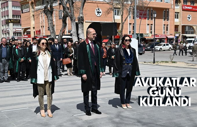 Avukatlar günü yapılan törenle kutlandı