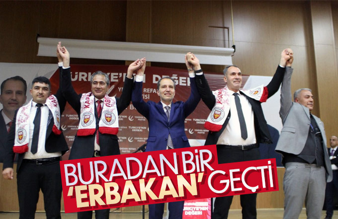 Karaman'da Fatih Erbakan ile Yeniden Refah Partisi Rüzgârı Esti