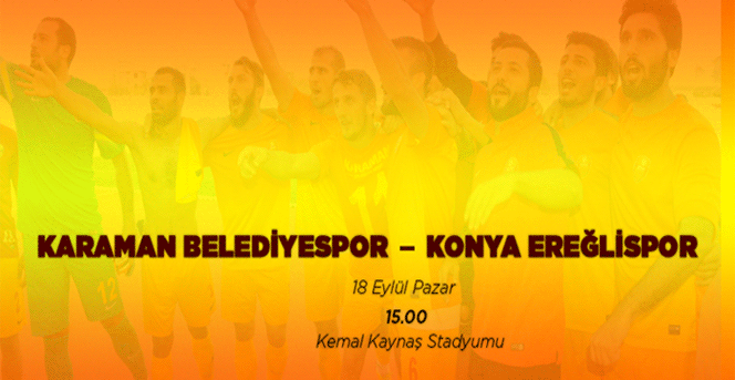 Karaman Belediyespor Konya Ereğlispor’u Ağırlıyor