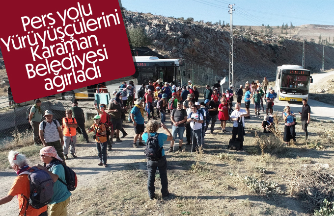 Karaman Belediyesi Pers Yolu Yürüyüşçülerini Ağırladı