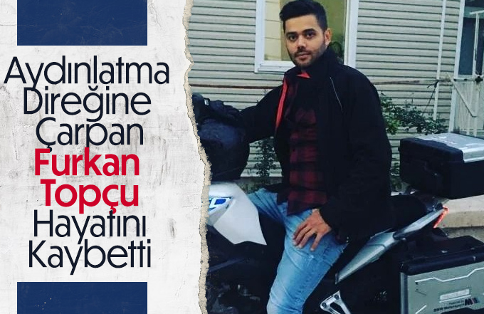 Karaman'da aydınlatma direğine çarpan motosiklet sürücüsü hayatını kaybetti