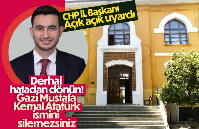 CHP İl Başkanı Ahmet Recai Evcen yetkilileri uyardı