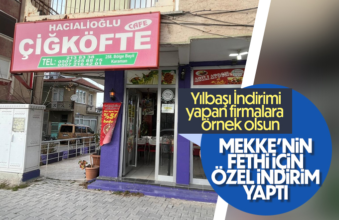 Mekke’nin fethi için özel indirim yaptı.