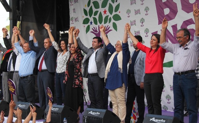 HDP Eş Genel Başkanı Demirtaş Mersin Mitinginde Konuştu