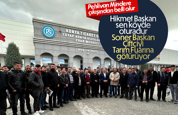 Akçaşehir'liler Konya da ki Tarım Fuarına çıkarma yaptı