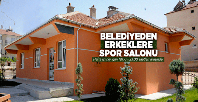 Belediyeden Erkeklere Spor Salonu