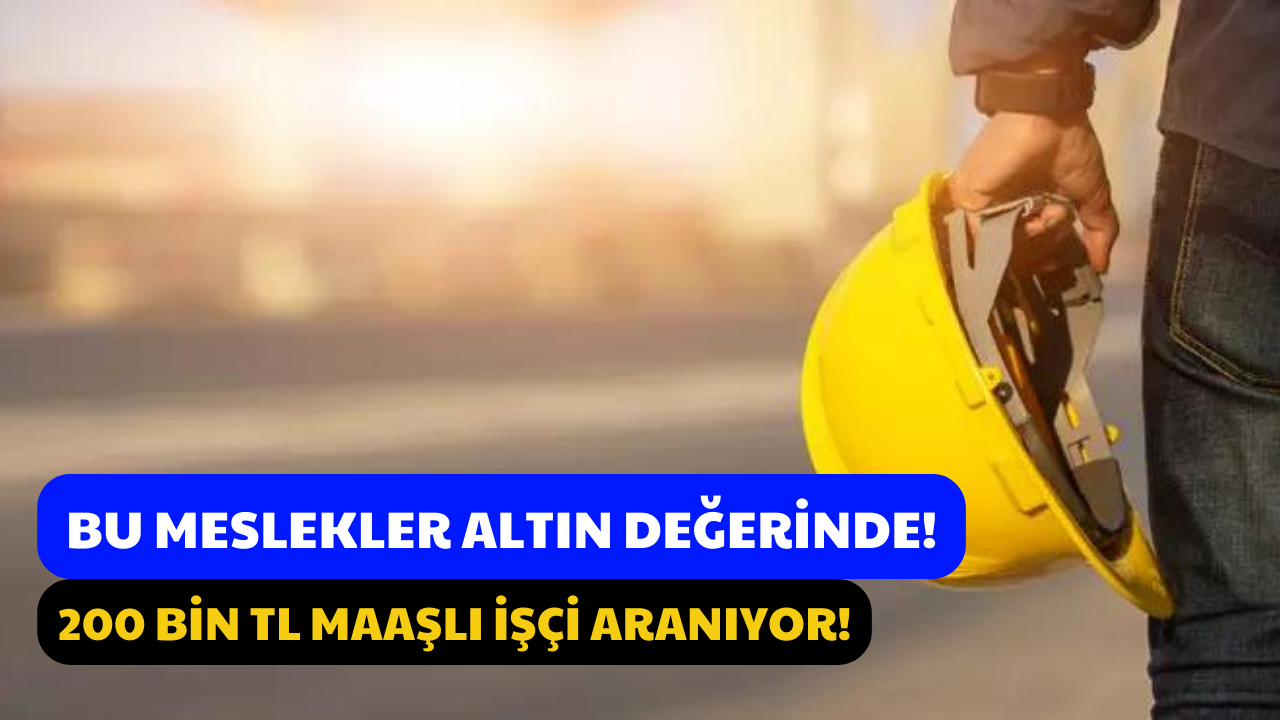 200 Bin TL’ye Çalışacak İşçi Aranıyor! Bu Mesleği Yapan İşçi Bulunamıyor!