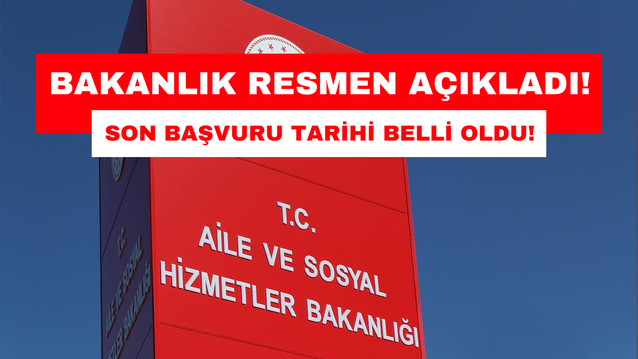 Aile Bakanlığı Personel Alımı 2024! Başvurular Az Önce Başladı!