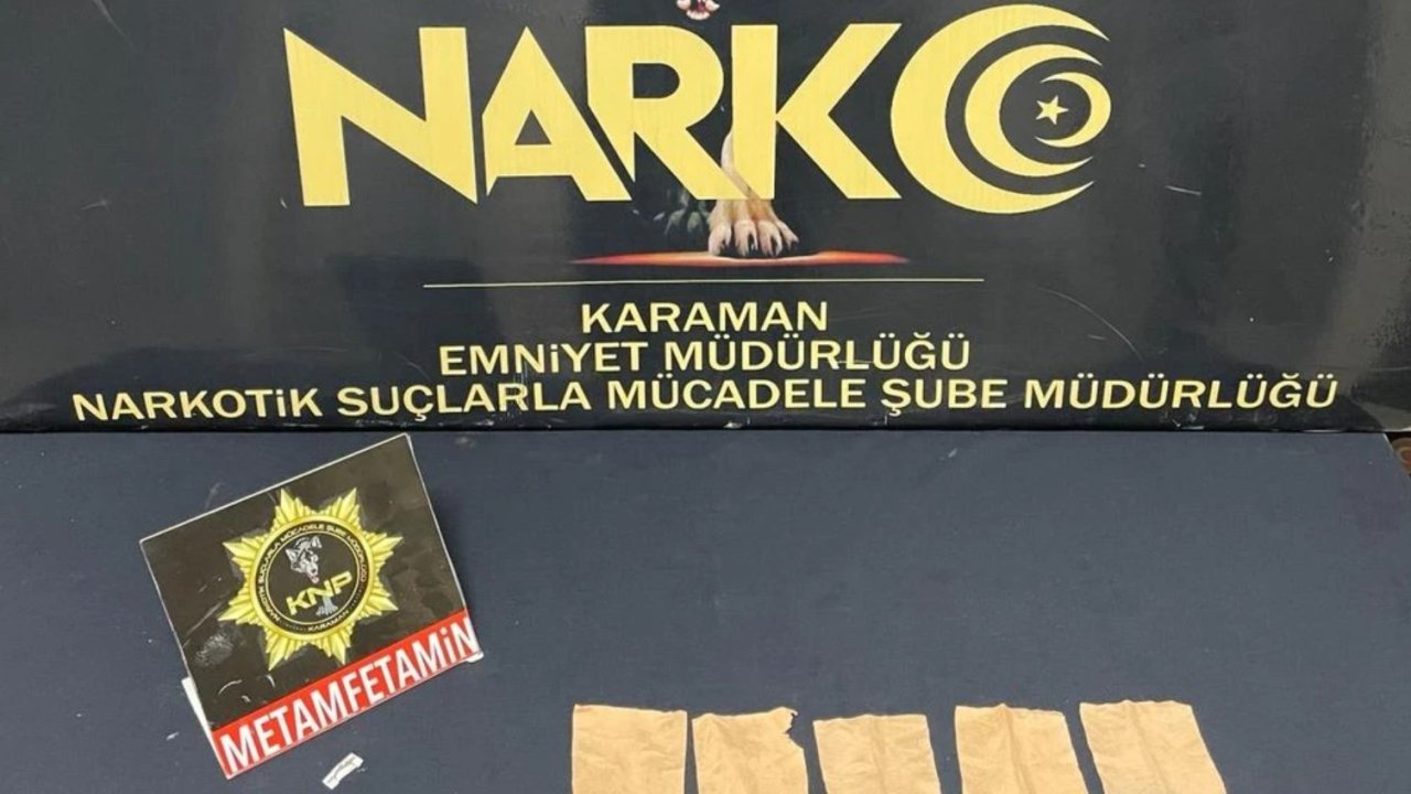 Karaman'da Uyuşturucu Ticareti Operasyonu