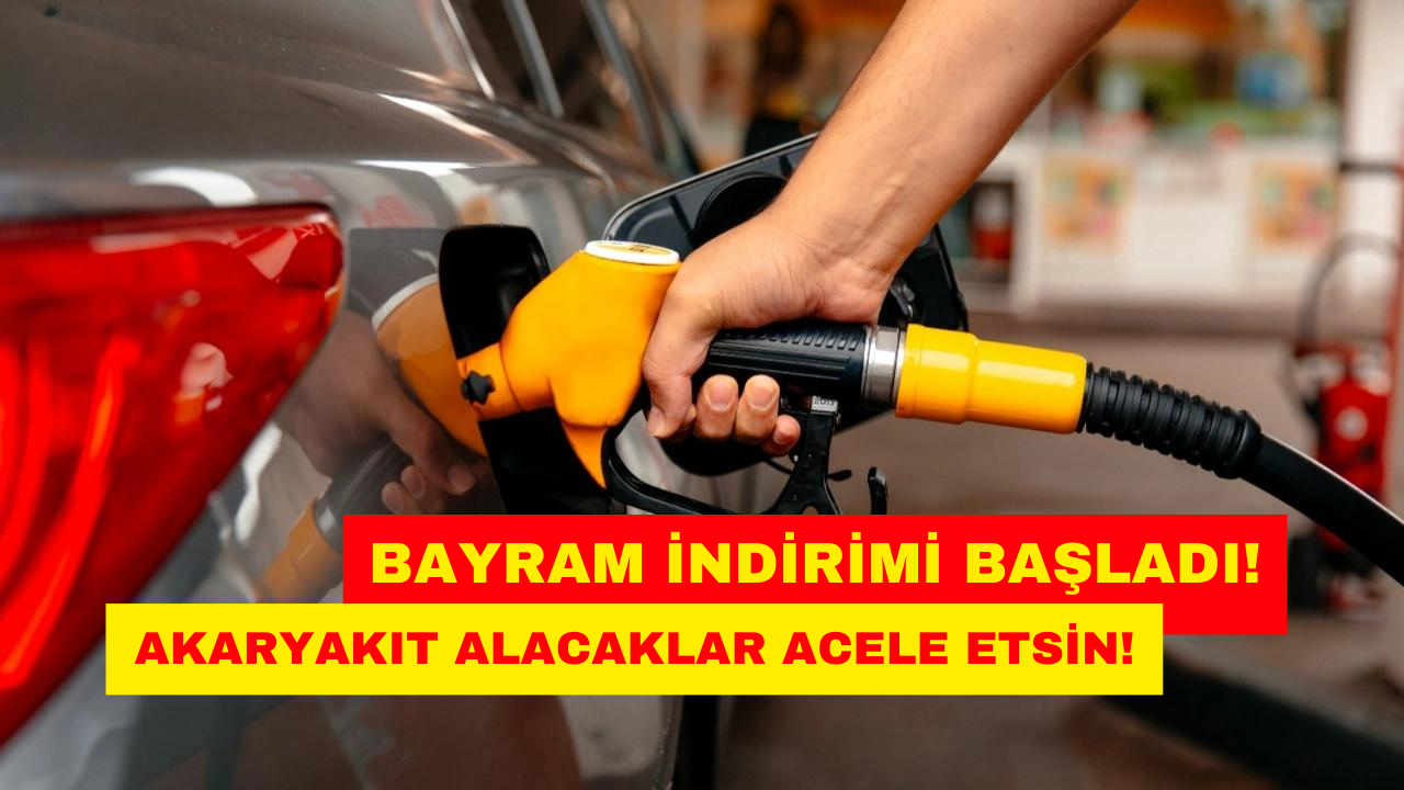 Araç Sahiplerine Müjde! Akaryakıtta Bayram İndirimi Resmen Başladı!