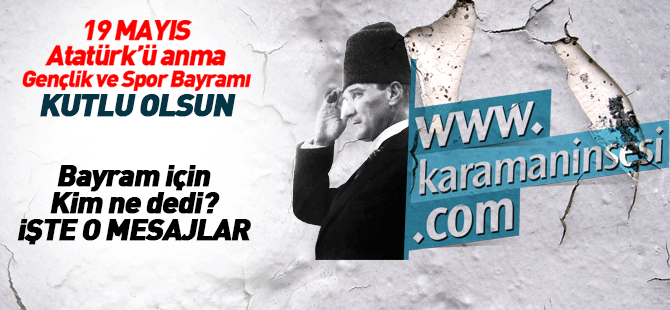 19 Mayıs kutlama mesajları