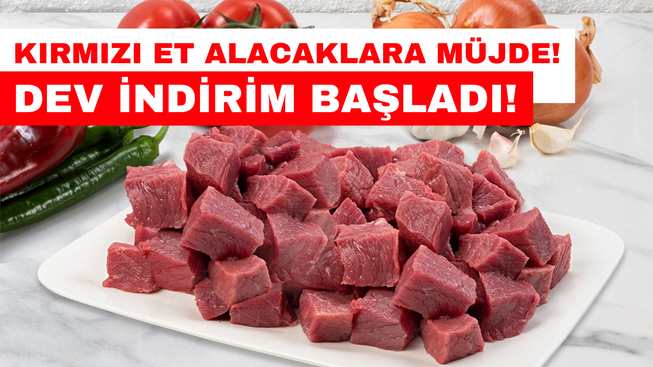 Tarım Kredi Market’te Kırmızı Et İndirimi! Dana Kuşbaşı 155 TL’ye Düştü!