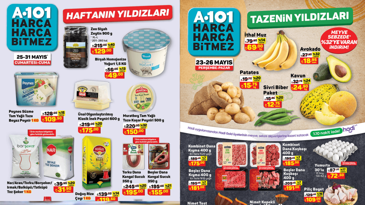 A101 25-31 Mayıs Aktüel Kataloğu! A101’de Çay, Şeker ve Yumurtada İndirim Var!