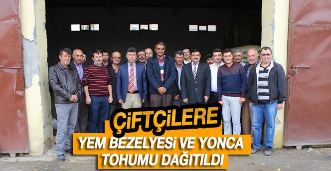 Yem Bezelyesi ve Yonca Tohumu Dağıtıldı